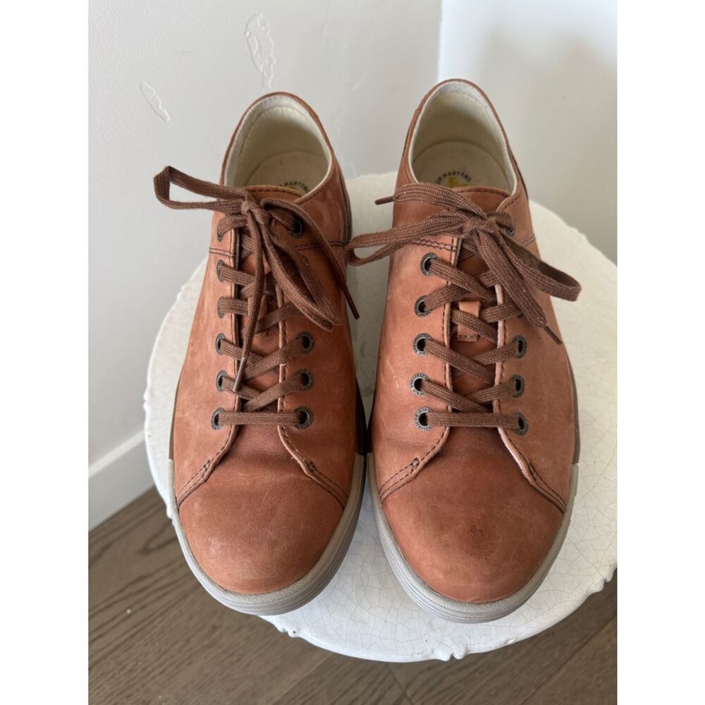 Dr. Martens Brown Leather Low-Top Sneakers Air Cushion Sole Casual Men’s Size 13